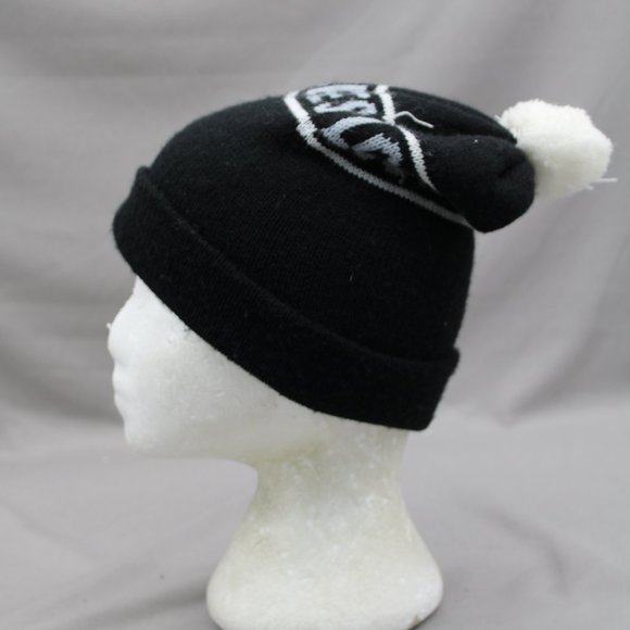 Vintage LA Kings Beanie / Toque - Wrap Script Wool Blend - Adult One Size - Picture 4 of 6